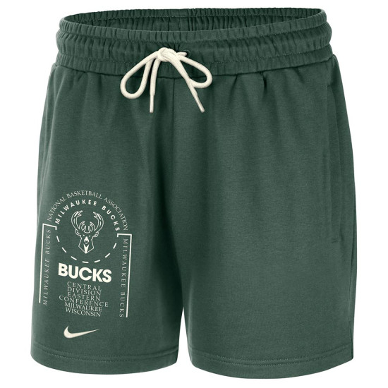 Nike Ανδρικό σορτς Milwaukee Bucks Club Courtside Fleece Shorts Nike Ανδρικό σορτς Milwaukee Bucks Club Courtside Fleece Shorts